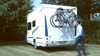 Fietsendrager E bike lift voor campers [upl. by Ennoryt]