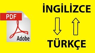 PDF Dosyasının Dilini Değiştirme  İngilizce Makale Çeviri [upl. by Nniuqal]