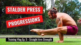 Stalder Press Progressions  Straight Arm Strength Day [upl. by Emmye695]