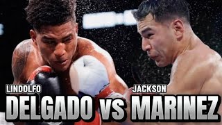 LINDOLFO DELGADO VS JACKSON MARINEZ FIGHT  HIGHLIGHTS [upl. by Vevine]