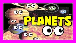 Planet Song  Planets of Solar System with Pluto  Educational Video by JeannetChannel [upl. by Fitts997]