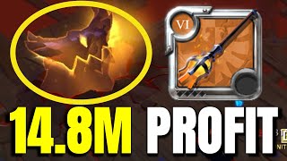 BEST META Fire Staff Build  148M Profit  Albion Online 2023 [upl. by Hamon]