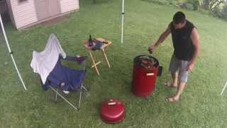 CharBroil H2O Smoker 2015 [upl. by Holli]