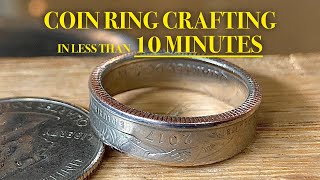 Coin Ring Crafting in less than 10 minutes [upl. by Adaiha]