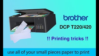 BROTHER DCP T220 PRINTER PRINTING TRICKS  Copy 2 Sided  Brother printer 2 side xerox [upl. by Ahsiet]