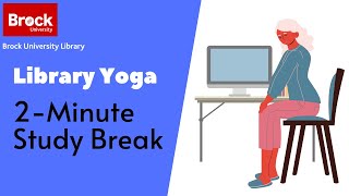 Library Yoga 2Minute Study Break [upl. by Lounge]