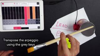 Making a complete track using Mogees Keys and GarageBand for iOS [upl. by Dorkas957]