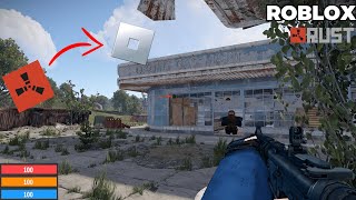 Playing Rust From Temu  Roblox Rust [upl. by Eniruam]