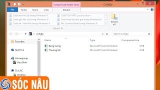 Cách mở file zip trên Windows 8 không cần mềm [upl. by Anisor]