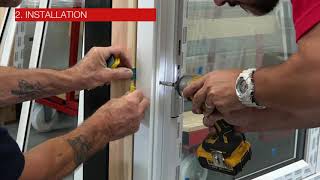 Syncro patio door installation video  Eurocell [upl. by Fidelio236]