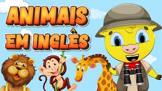 Animais em Inglês  Inglês Infantil  Aprender Inglês [upl. by Ayirp574]