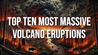 Top 10 Most Massive Volcano Eruptions [upl. by Nakre989]