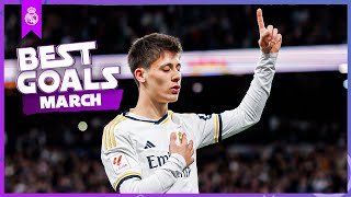 REAL MADRID  BEST GOALS MARCH 2024 [upl. by Whalen71]