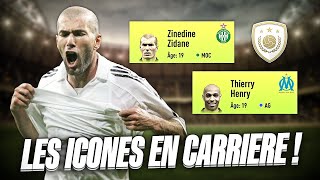 TOUTES LES ICONES DANS LE MODE CARRIÈRE DE FIFA 22 [upl. by Votaw]