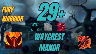 29 Fortified Waycrest Manor  legendary weapon gaming  Pug Adventure [upl. by Fihsak]