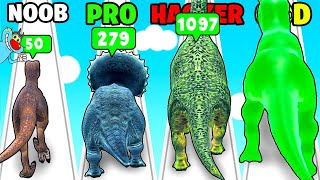 NOOB vs PRO vs HACKER  In Dino Leaving Eat amp Run  With Oggy And Jack  Rock Indian Gamer [upl. by Assi]