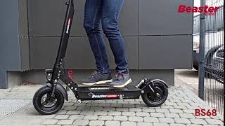 Elektrinis paspirtukas Beaster Scooter BS68  amortizacija [upl. by Stanwin35]