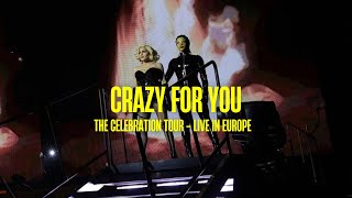 Madonna  Crazy For You  The Celebration Tour Live in Europe [upl. by Bonnie905]