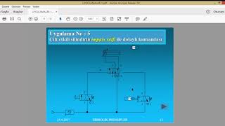 FluidSIM ile HidrolidPnömatik Devre Çizimi Örnekli Anlatım [upl. by Ycnan]