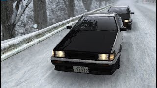 Christmas races  Initial D Arcade Stage 7 amp 8 online races [upl. by Aldwon]