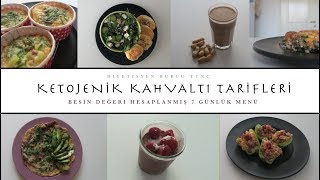 Ketojenik Kahvaltı Tarifleri  DİYET TARİFLER [upl. by Aekal]