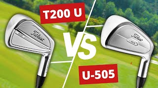 Titleist T200 U Or Titleist U505 Which Iron Is Right For You [upl. by Kcired694]