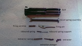 Ruger Mark 3 Bolt disassembly and assembly [upl. by Dyun]