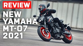 New 2021 Yamaha MT07 Review  Is It Still the Perfect MidSized Bike  Visordowncom [upl. by Nangatrad]