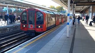 Not In Service Central Line Train At Leytonstone Station WHISTLE [upl. by Lisbeth773]