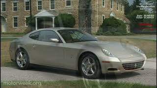 Motorweek 2005 Ferrari 612 Scaglietti Road Test [upl. by Ibrad]