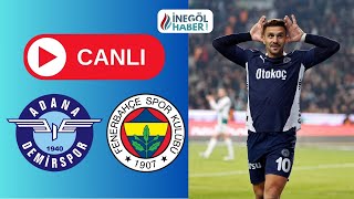 FENERBAHÇE ADANE DEMİRSPOR MAÇI CANLI İZLE [upl. by Annoled]