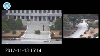 Dramatic video shows escape shooting of North Korean defector [upl. by Fafa962]