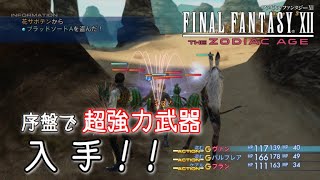 【FF12TZA】序盤で超強力武器入手！ [upl. by Animsaj]