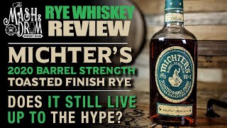 Michters Toasted Barrel Rye Whiskey 2020 Review [upl. by Grissom]