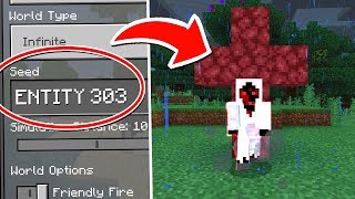 ENTITY 303 SEED in Minecraft Pocket Edition Entity 303 World Seed [upl. by Netsyrc751]