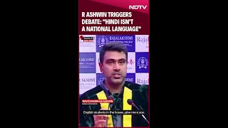 R Ashwin Triggers DebateSays quotHindi Isnt A National Languagequot [upl. by Pavel]