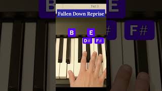 How to play Fallen Down Reprise on Piano PART 2 [upl. by Draw]