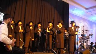 Motty Steinmetz with Mezamrim Choir at The Kolel Poland Dinner [upl. by Leahciam]