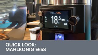 Quick Look Mahlkonig E65S gbW Espresso Grinder [upl. by Rehtnug]