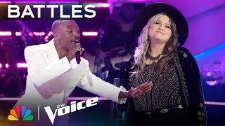 Cameron Wright amp Cassidy Lee Give An Emotional Performance of quotHeroquot  The Voice Battles  NBC [upl. by Relly]