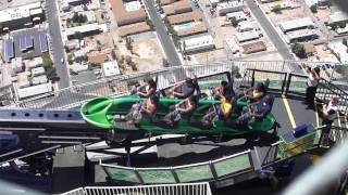 Las Vegas Stratosphere Hotel XScream Ride HD [upl. by Boj786]