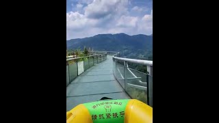 Glass water slide in China [upl. by Bullis800]