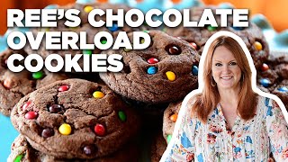 Ree Drummonds Chocolate Overload Cookies  The Pioneer Woman  Food Network [upl. by Eisac587]