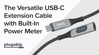 The Versatile USBC Extension Cable with BuiltIn Power Meter [upl. by Adleme195]