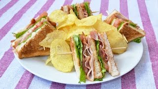 How to Make a Club Sandwich  Easy Club Sandwich Recipe [upl. by Jamie996]