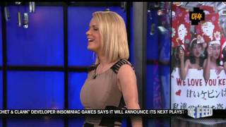 Carrie Keagan bouncing on Attack of the Show 8210 HDTV [upl. by Roinuj]