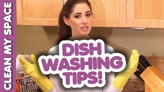 How to Hand Wash Dishes 10 Handy Dish Washing Tips Easy Dish Cleaning Ideas Clean My Space [upl. by Birecree]