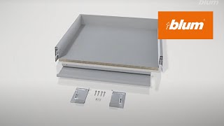 Assembly of MERIVOBOX inner drawer  Blum [upl. by Clementas]