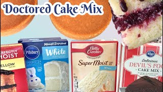 Doctored Cake Mix Tutorial  Baking 101 [upl. by Cathe]