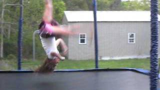 SARAH KATHRYN TRAMPOLINE SKILLS [upl. by Felizio]